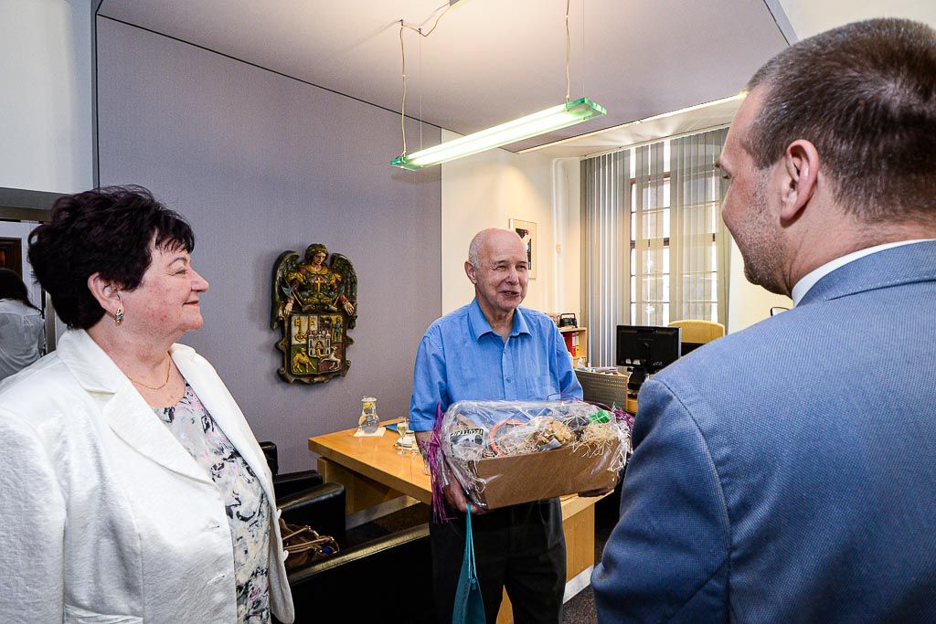 Plzeňský malíř Václav Malina oslavil 70. narozeniny (foto: M. Pecuch, 1.7.2020)