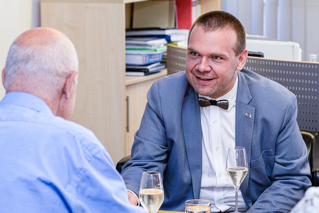 Plzeňský malíř Václav Malina oslavil 70. narozeniny (foto: M. Pecuch, 1.7.2020)