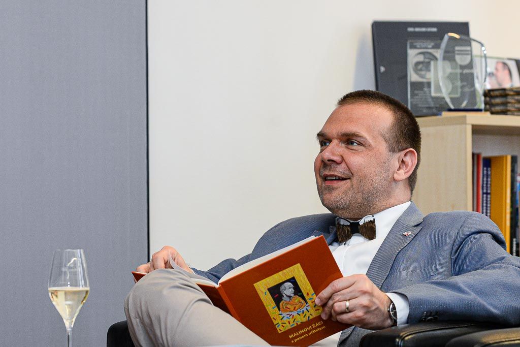 Plzeňský malíř Václav Malina oslavil 70. narozeniny (foto: M. Pecuch, 1.7.2020)