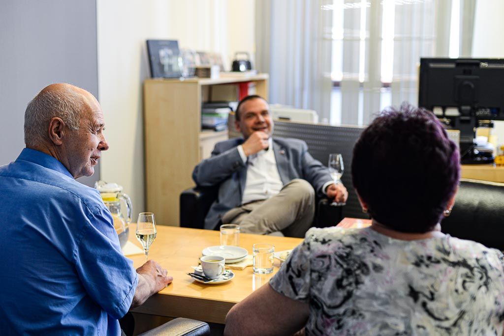 Plzeňský malíř Václav Malina oslavil 70. narozeniny (foto: M. Pecuch, 1.7.2020)