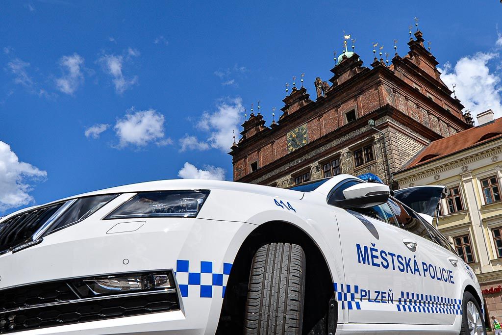 Plzeňští strážníci mají nové auto s radarem (foto: M. Pecuch, 3.7.2020)