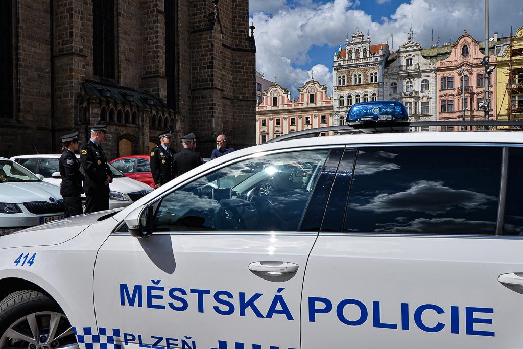 Plzeňští strážníci mají nové auto s radarem (foto: M. Pecuch, 3.7.2020)