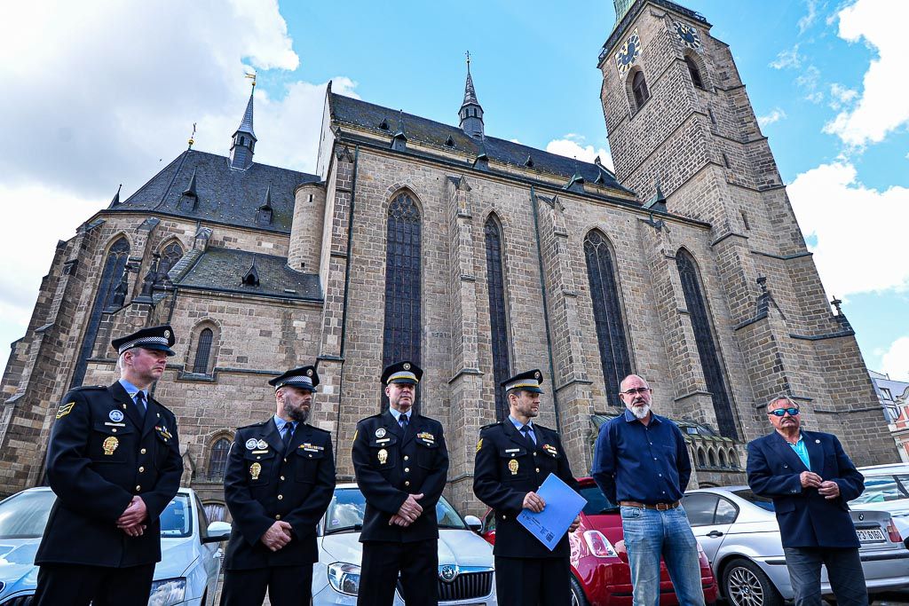 Plzeňští strážníci mají nové auto s radarem (foto: M. Pecuch, 3.7.2020)