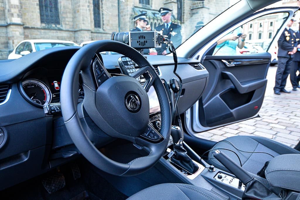 Plzeňští strážníci mají nové auto s radarem (foto: M. Pecuch, 3.7.2020)