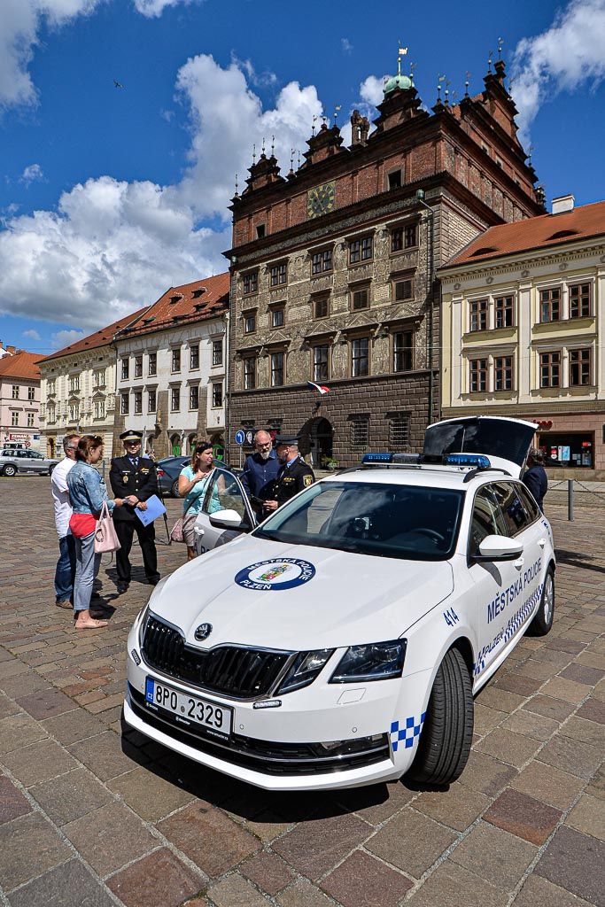 Plzeňští strážníci mají nové auto s radarem (foto: M. Pecuch, 3.7.2020)