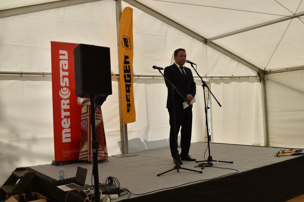 Stavba západního okruhu (fotografie: A. Jarošová, 14.7.2020)