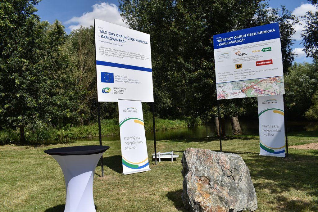 Stavba západního okruhu (fotografie: A. Jarošová, 14.7.2020)