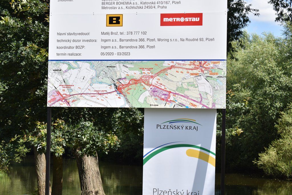 Stavba západního okruhu (fotografie: A. Jarošová, 14.7.2020)