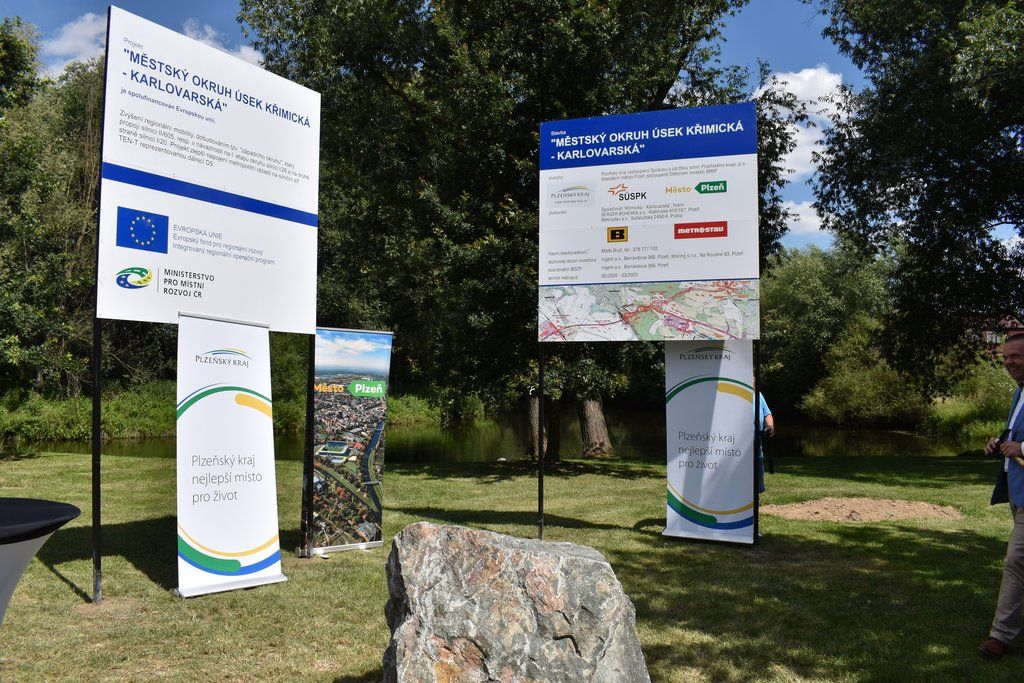 Stavba západního okruhu (fotografie: A. Jarošová, 14.7.2020)