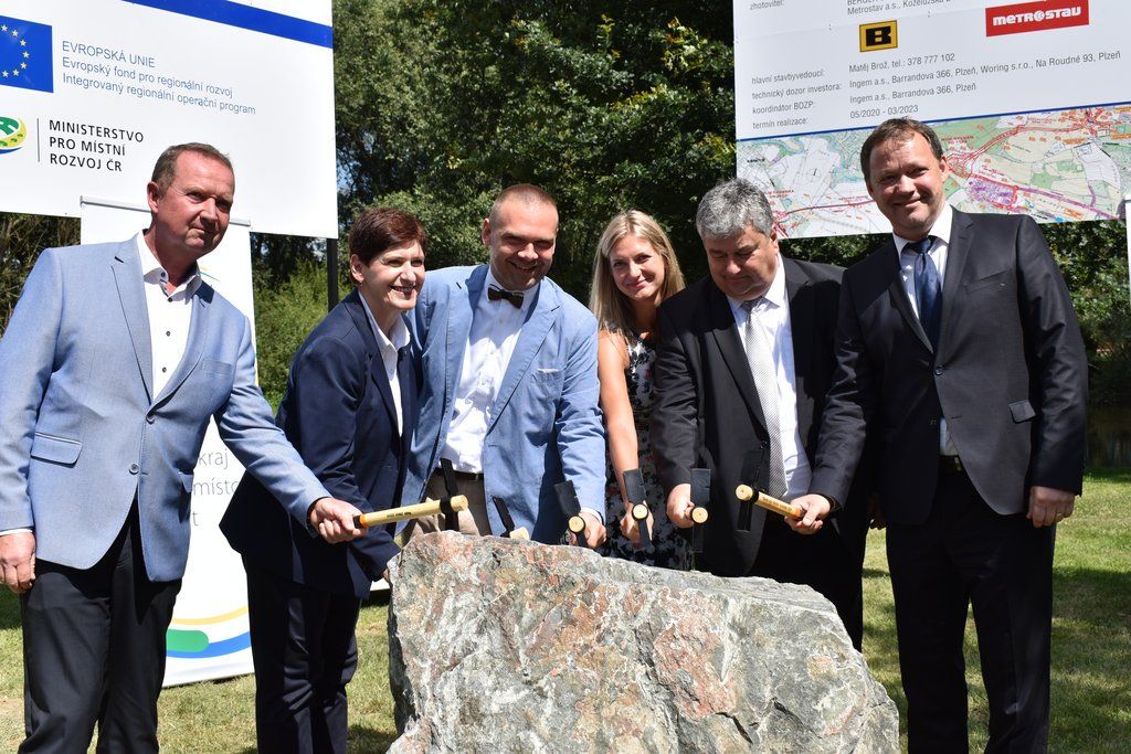 Stavba západního okruhu (fotografie: A. Jarošová, 14.7.2020)