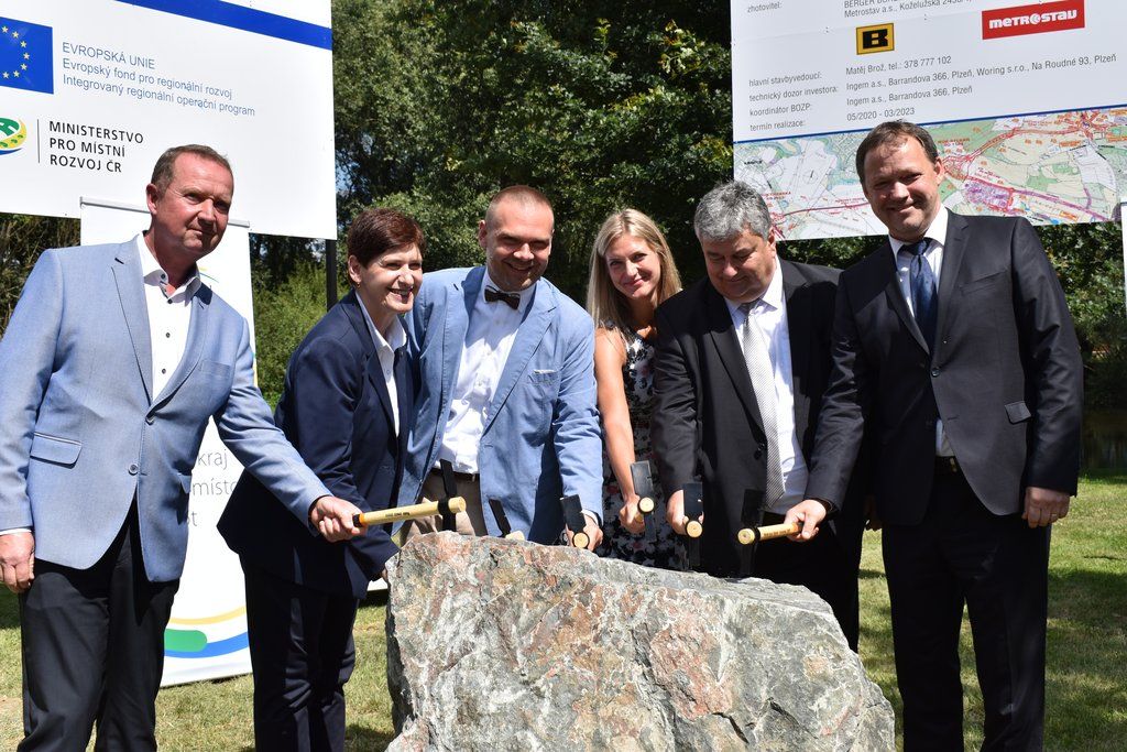 Stavba západního okruhu (fotografie: A. Jarošová, 14.7.2020)