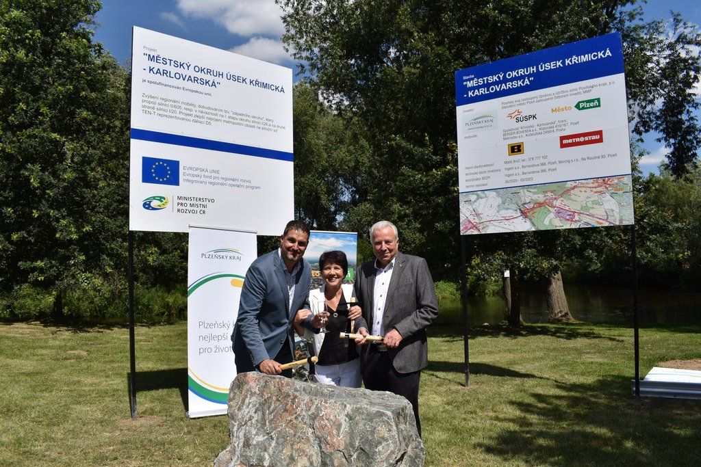 Stavba západního okruhu (fotografie: A. Jarošová, 14.7.2020)