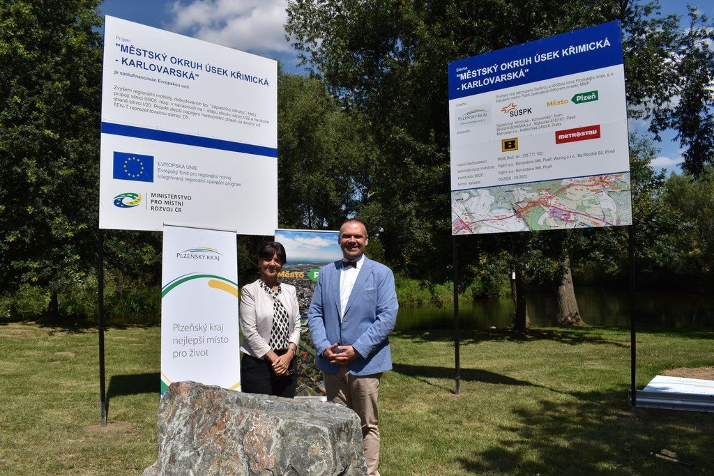 Stavba západního okruhu (fotografie: A. Jarošová, 14.7.2020)