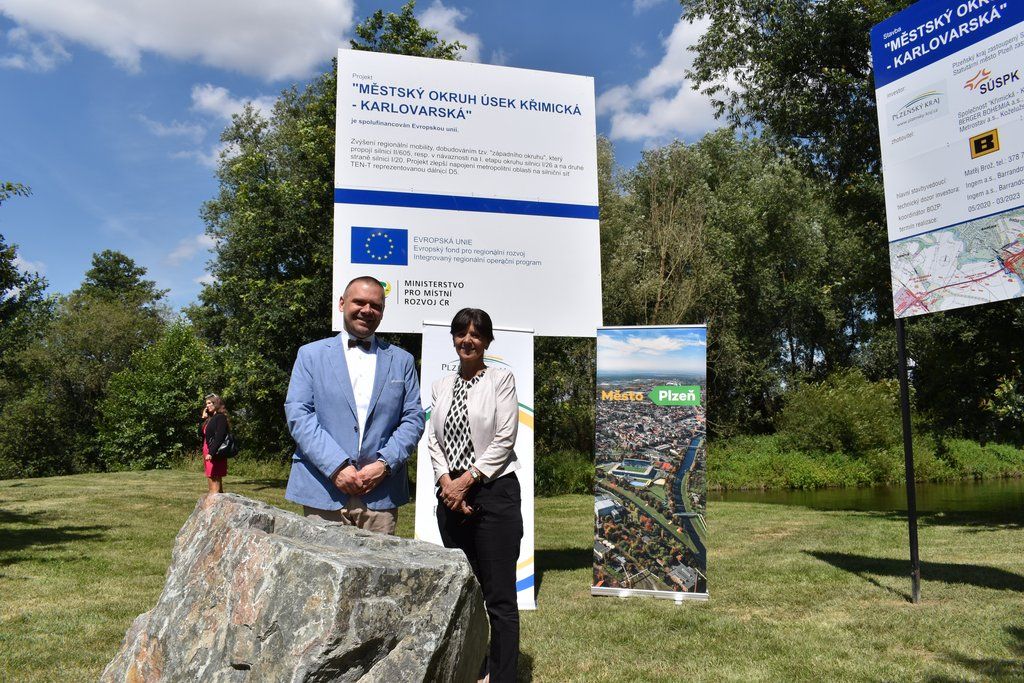 Stavba západního okruhu (fotografie: A. Jarošová, 14.7.2020)