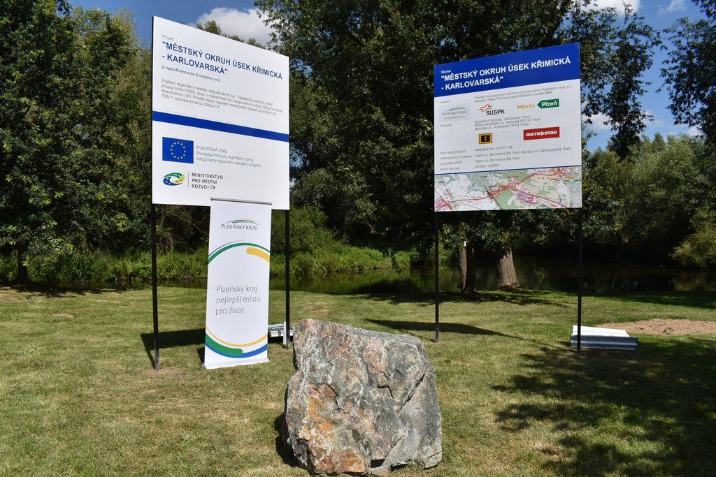 Stavba západního okruhu (fotografie: A. Jarošová, 14.7.2020)