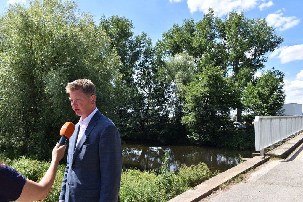 Stavba západního okruhu (fotografie: A. Jarošová, 14.7.2020)