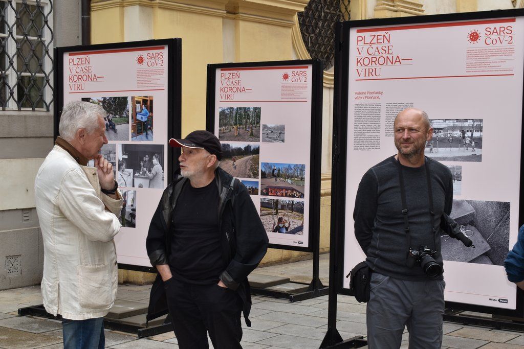 Plzeň v době koronaviru (foto: 3.8.2020, E. Barborková)