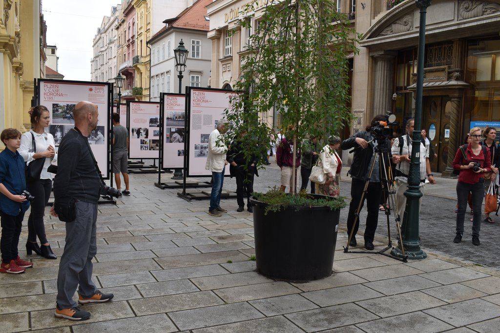 Plzeň v době koronaviru (foto: 3.8.2020, E. Barborková)
