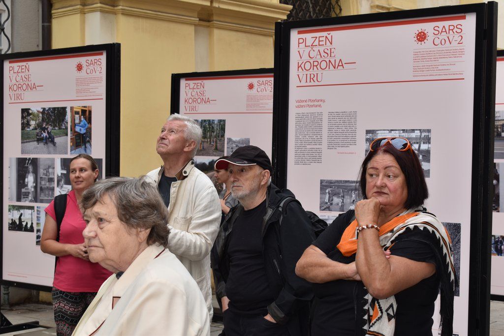 Plzeň v době koronaviru (foto: 3.8.2020, E. Barborková)