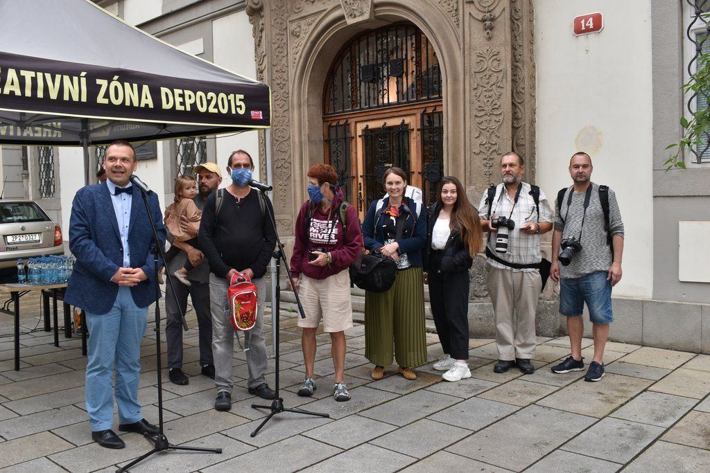 Plzeň v době koronaviru (foto: 3.8.2020, E. Barborková)