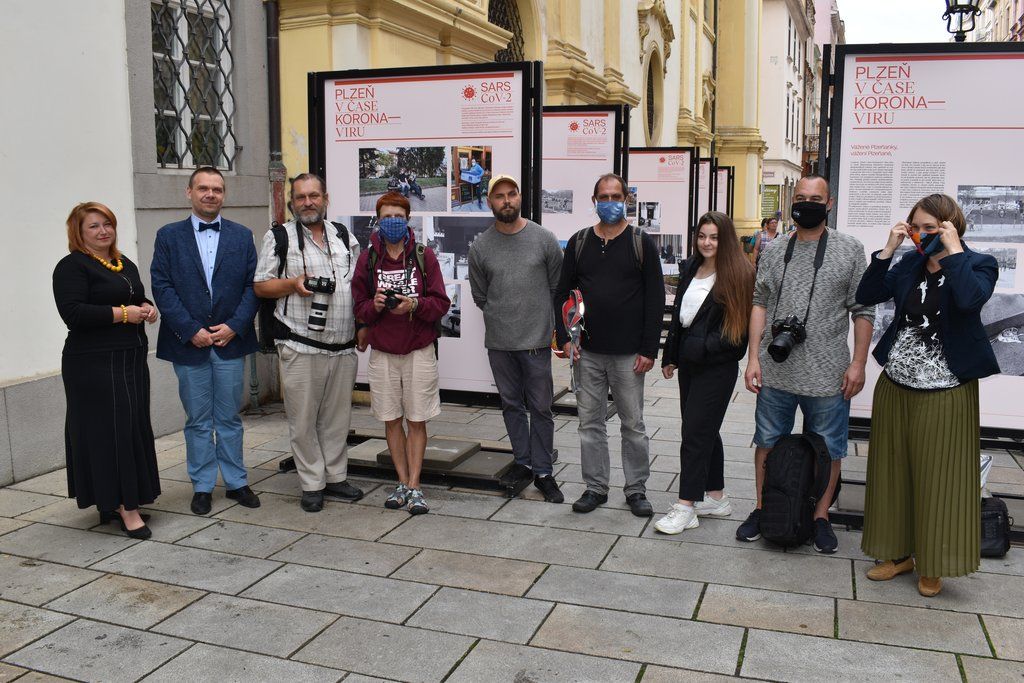 Plzeň v době koronaviru (foto: 3.8.2020, E. Barborková)