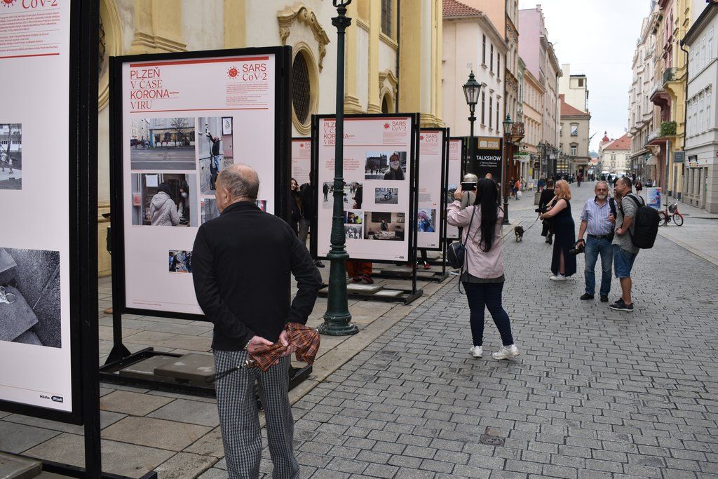 Plzeň v době koronaviru (foto: 3.8.2020, E. Barborková)
