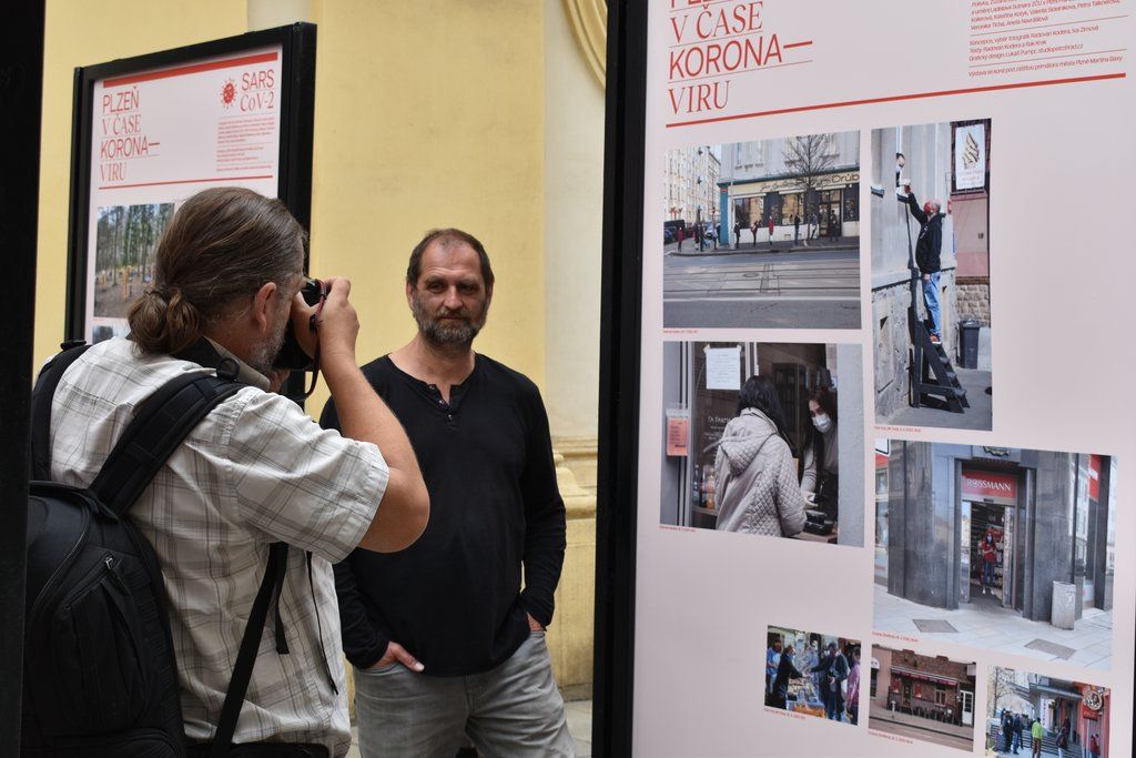 Plzeň v době koronaviru (foto: 3.8.2020, E. Barborková)