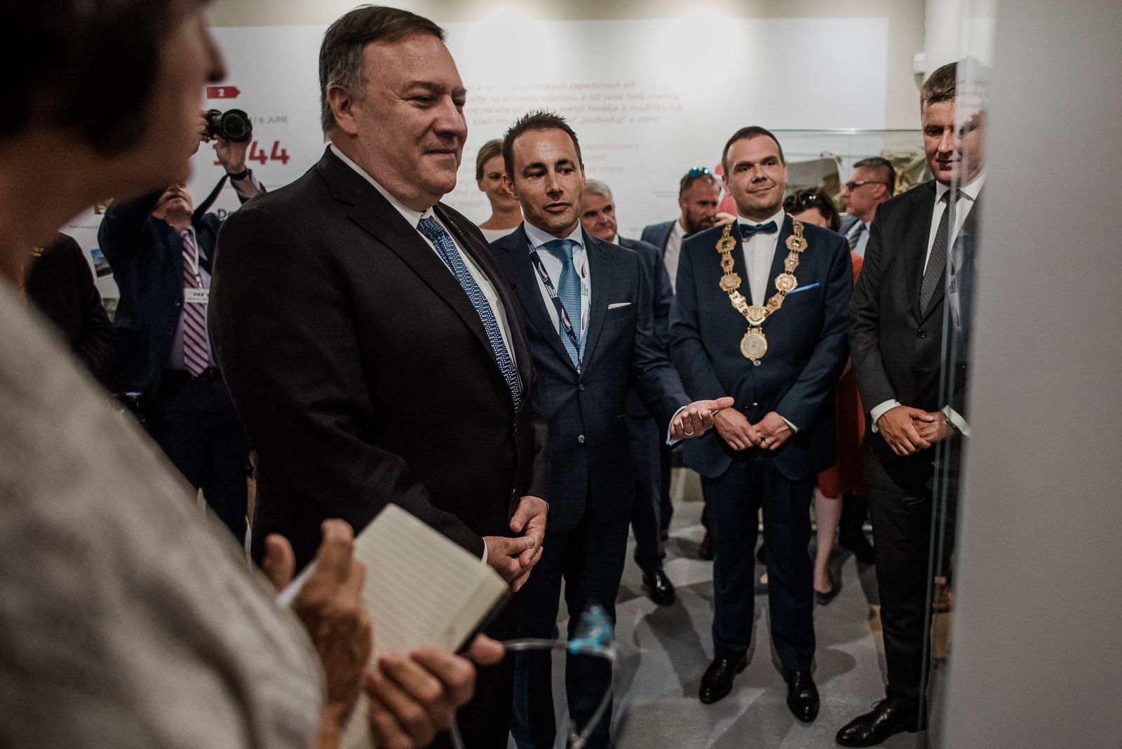 Návštěva Mikea Pompea v Plzni (foto: Milan Říský, 11.8.2020)