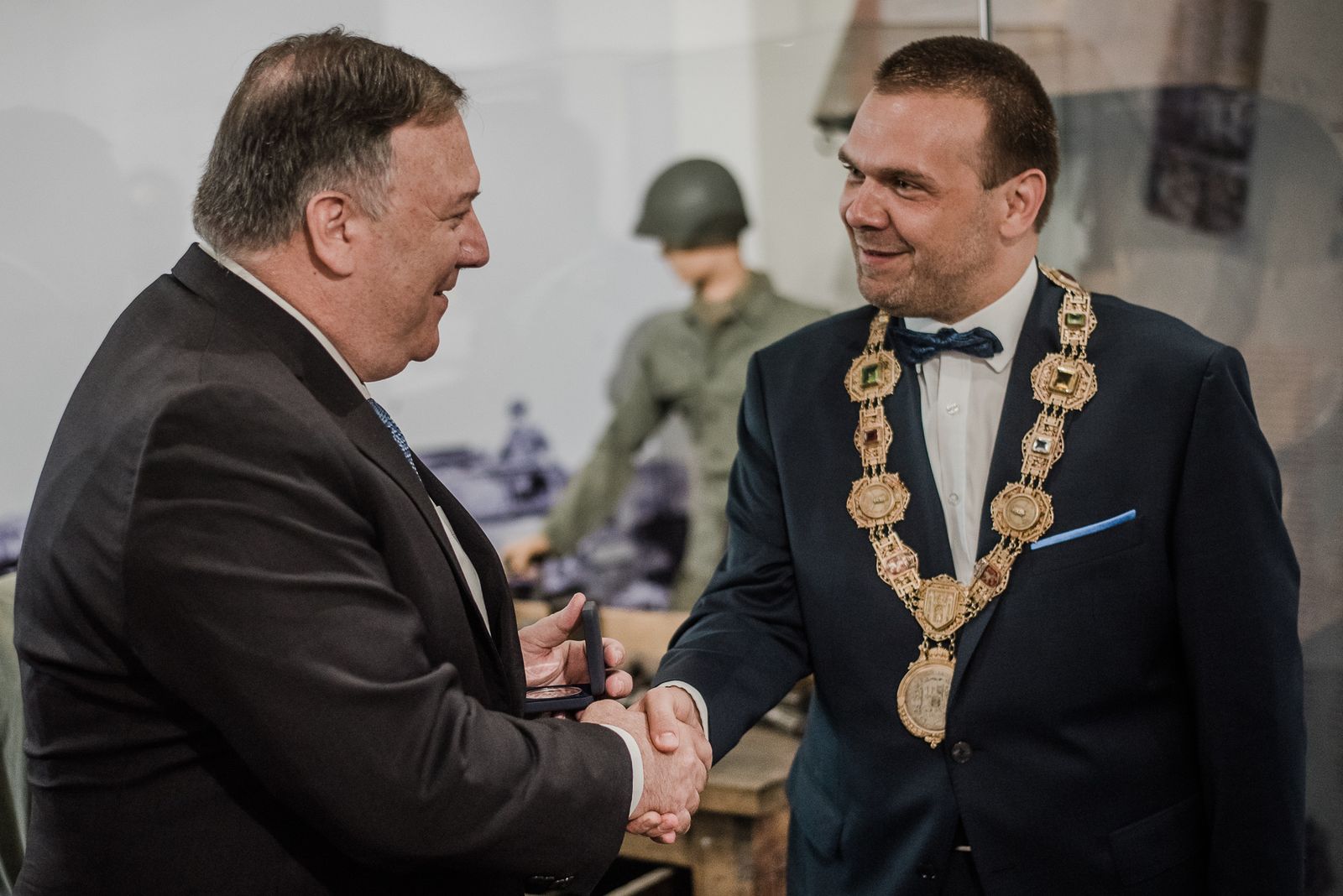 Návštěva Mikea Pompea v Plzni (foto: Milan Říský, 11.8.2020)