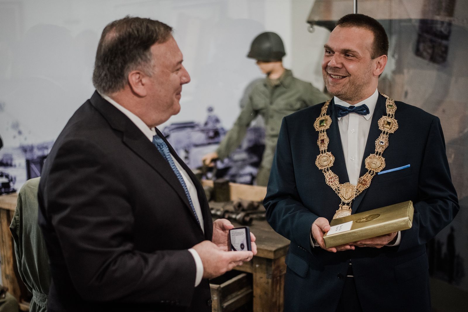 Návštěva Mikea Pompea v Plzni (foto: Milan Říský, 11.8.2020)