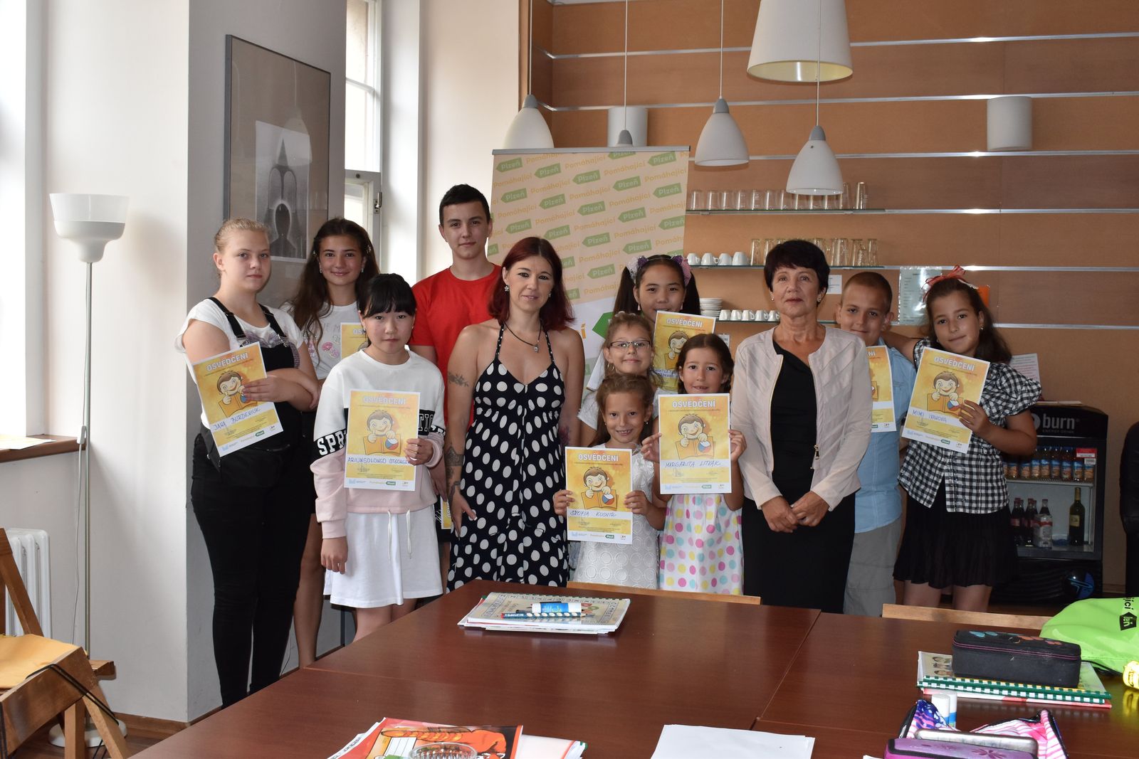 Letní intenzivní jazyková škola (foto: A. Jarošová, 14.8.2020)