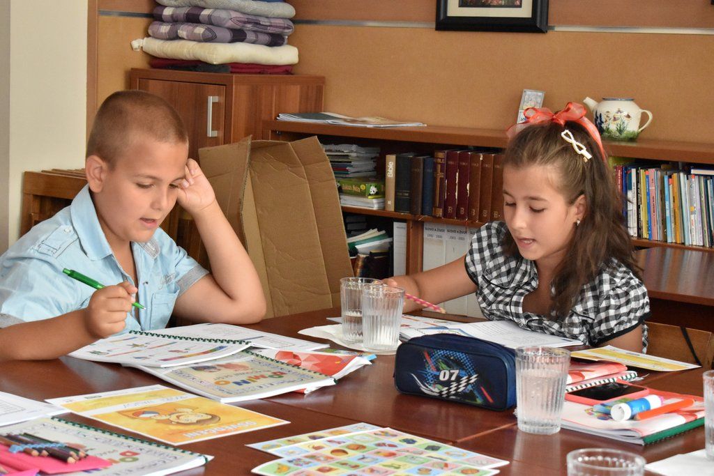 Letní intenzivní jazyková škola (foto: A. Jarošová, 14.8.2020)