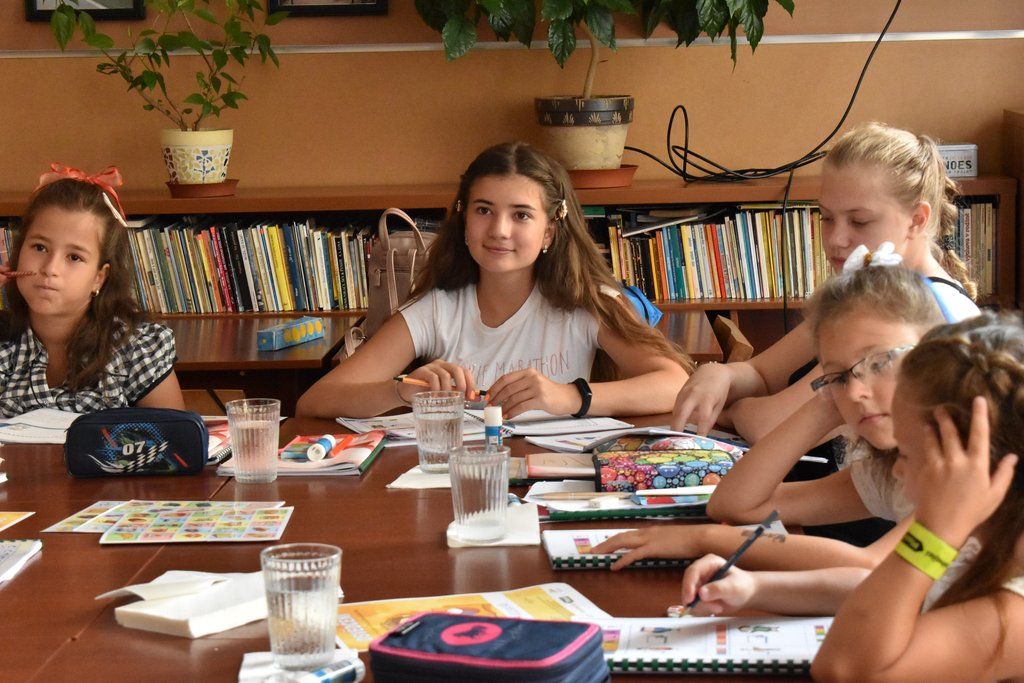 Letní intenzivní jazyková škola (foto: A. Jarošová, 14.8.2020)