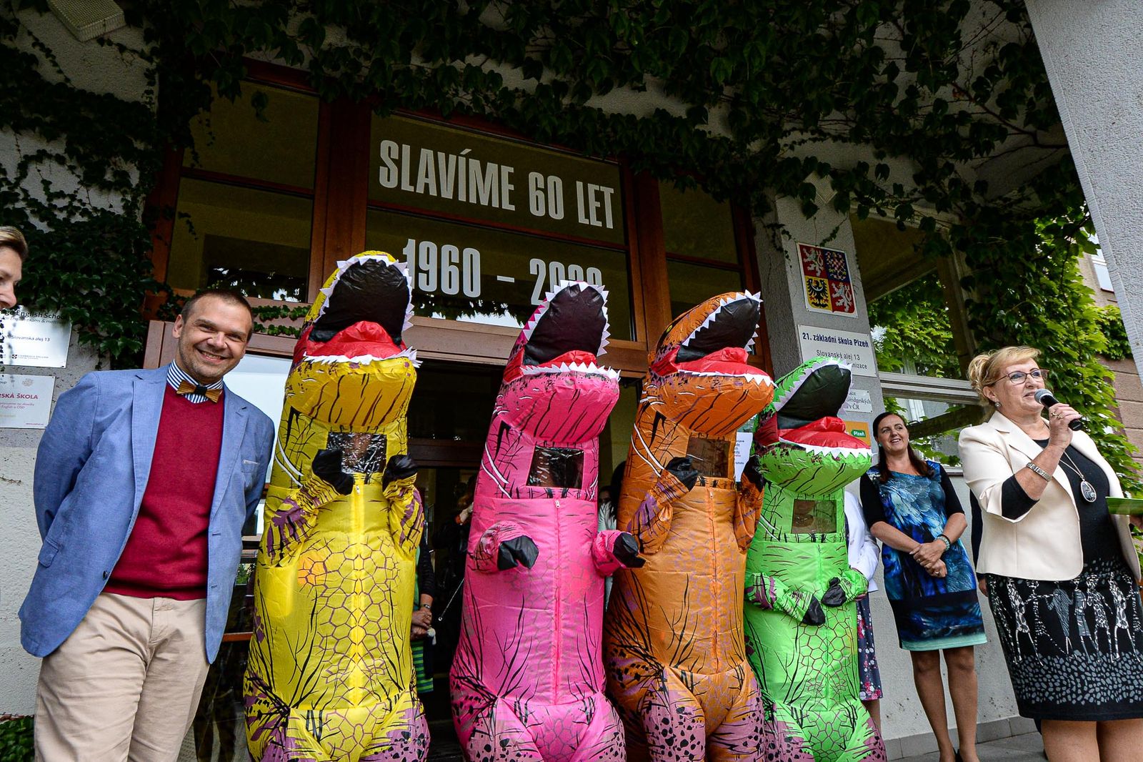 První školní den na 21. ZŠ (foto: M. Pecuch, 1.9.2020)