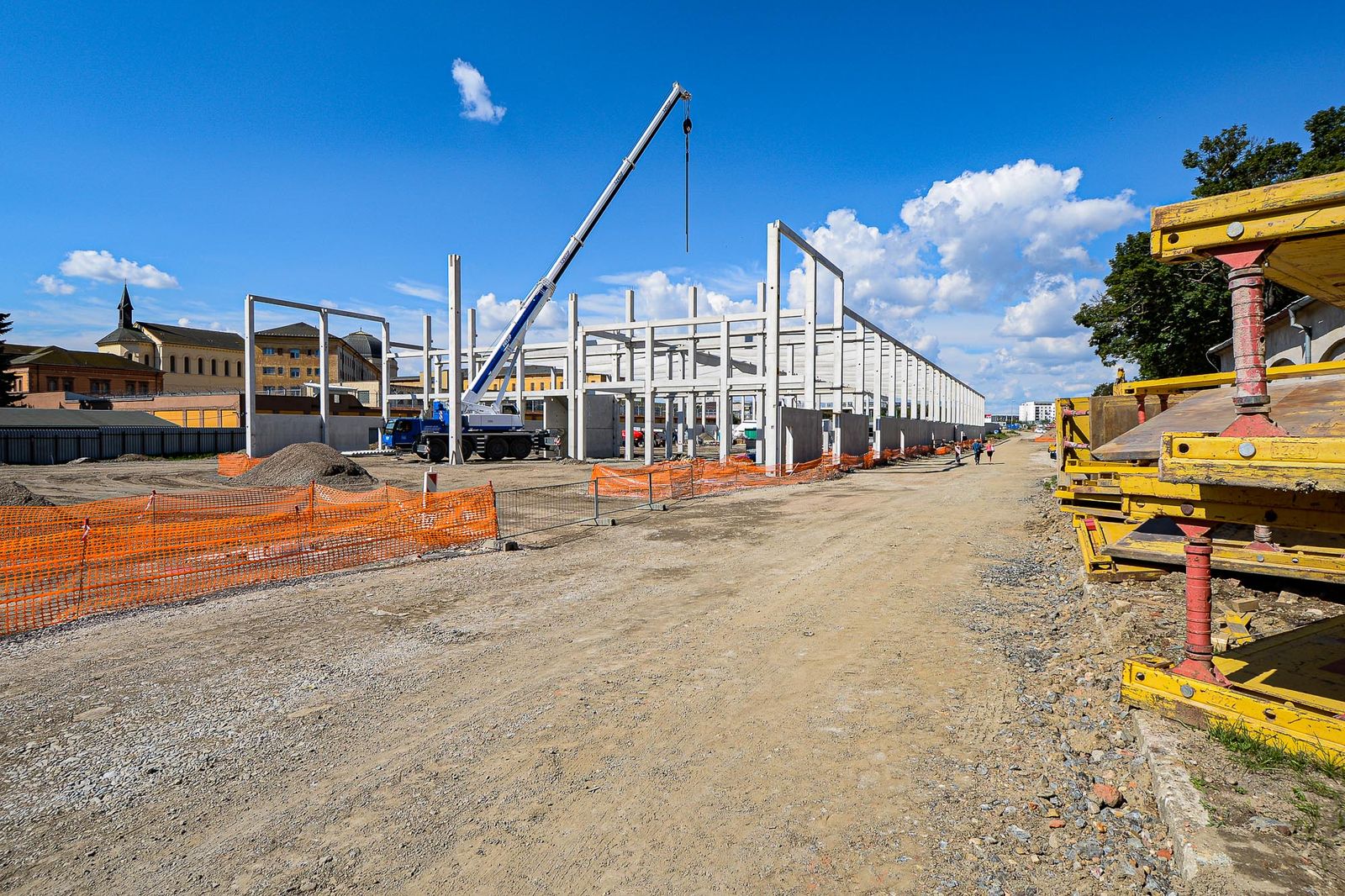 Zahájení stavby nové výrobní haly společnosti MEA (foto: M. Pecuch, 3.9.2020)