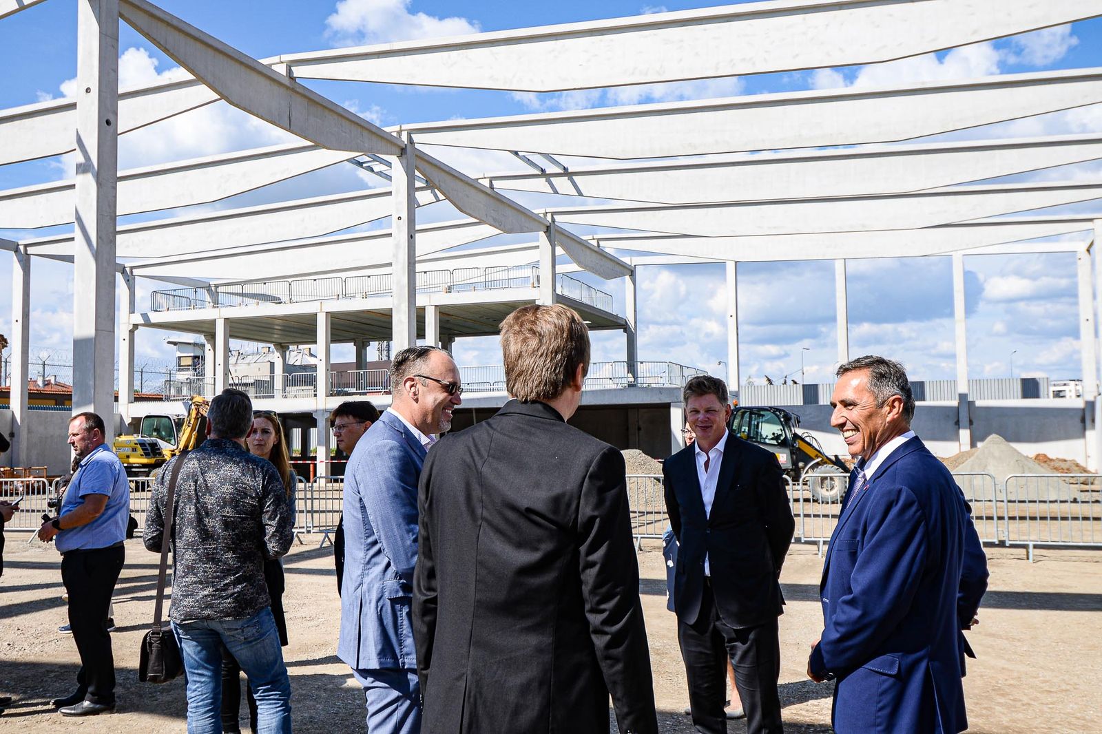 Zahájení stavby nové výrobní haly společnosti MEA (foto: M. Pecuch, 3.9.2020)