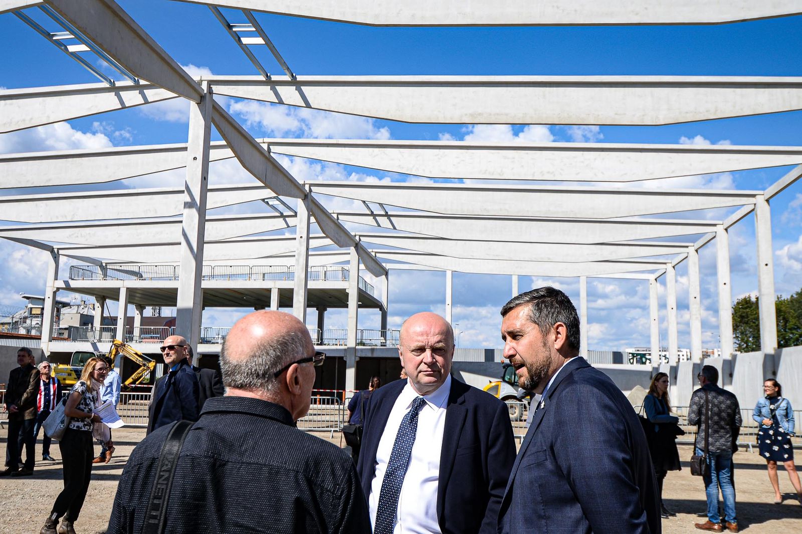 Zahájení stavby nové výrobní haly společnosti MEA (foto: M. Pecuch, 3.9.2020)