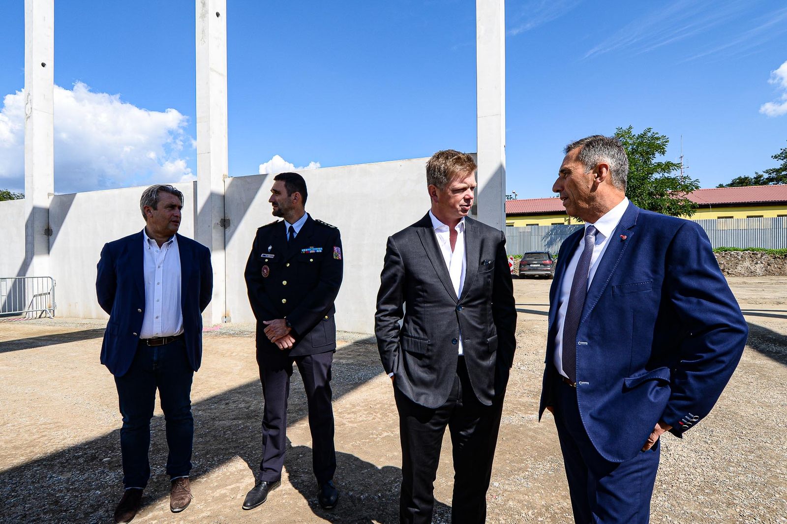 Zahájení stavby nové výrobní haly společnosti MEA (foto: M. Pecuch, 3.9.2020)