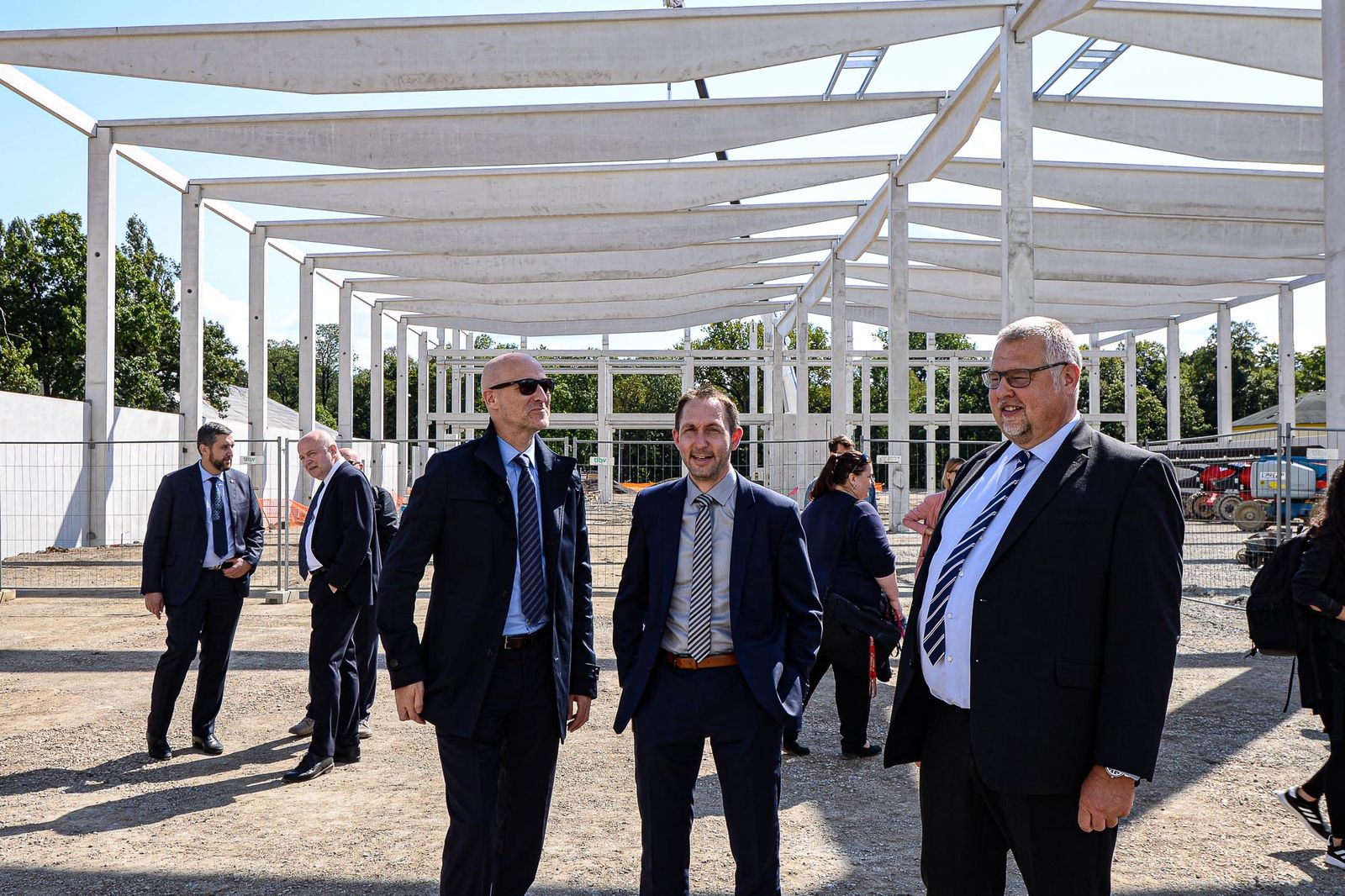 Zahájení stavby nové výrobní haly společnosti MEA (foto: M. Pecuch, 3.9.2020)