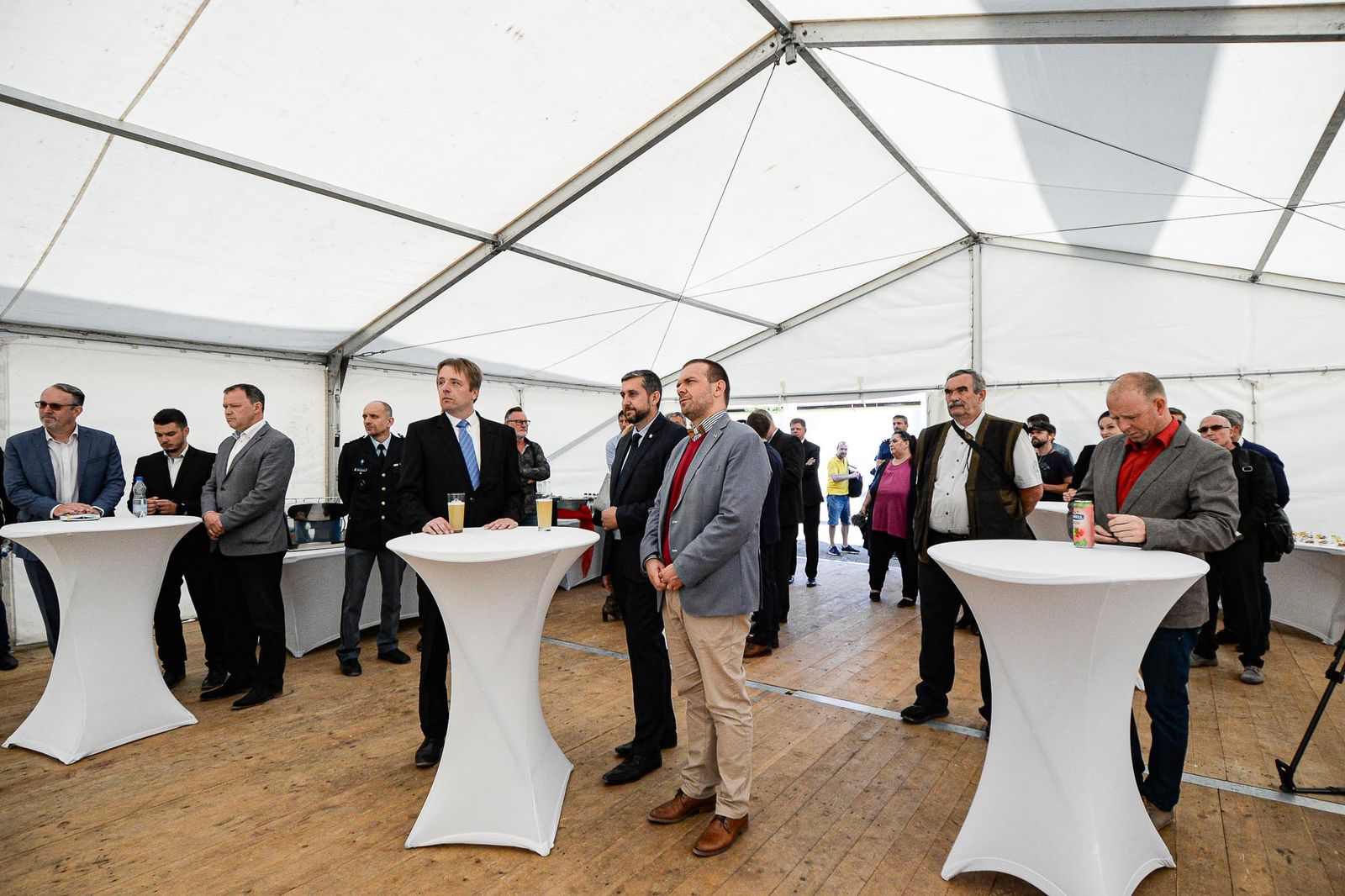 Zahájení stavby nové výrobní haly společnosti MEA (foto: M. Pecuch, 3.9.2020)