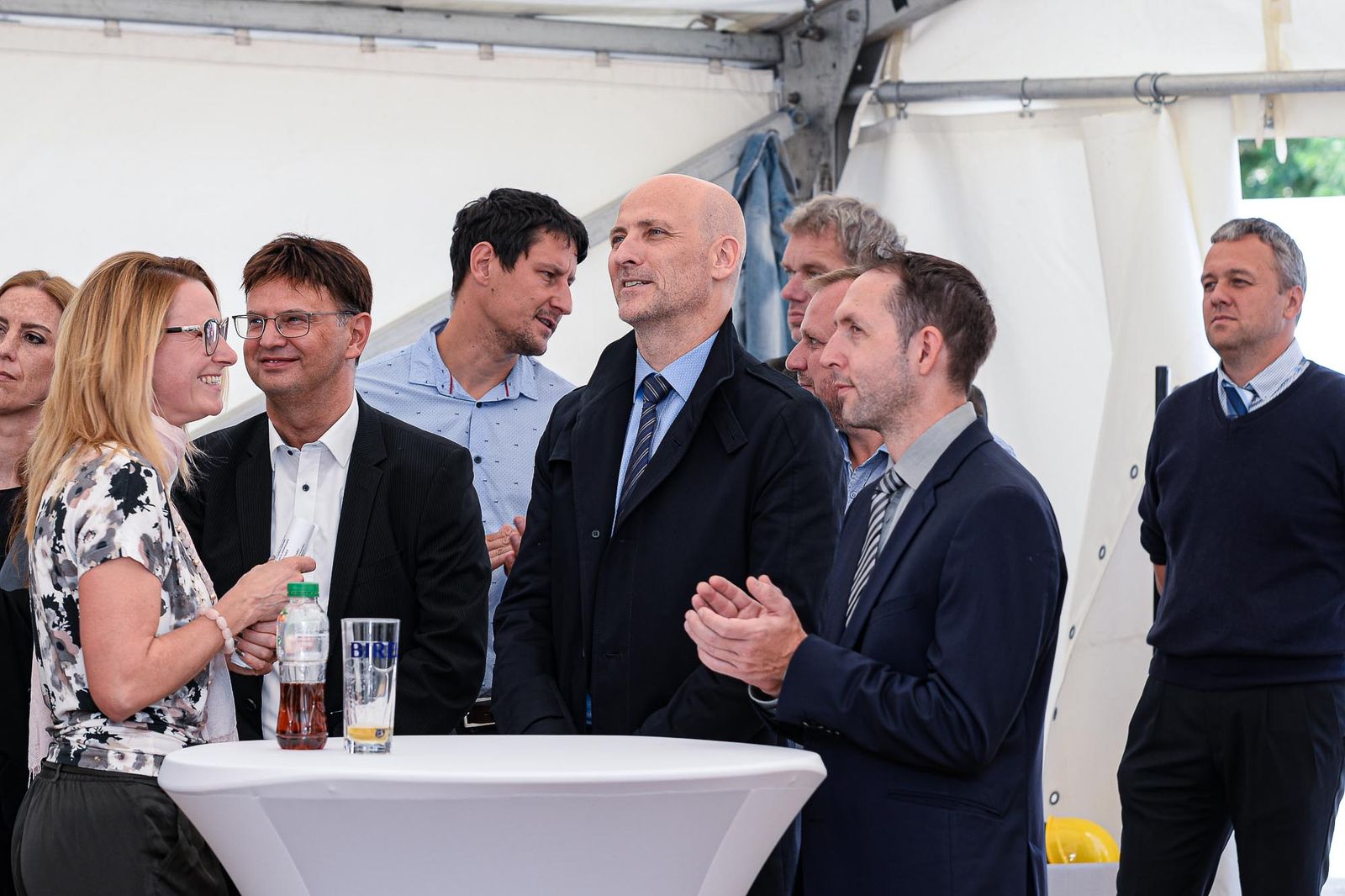 Zahájení stavby nové výrobní haly společnosti MEA (foto: M. Pecuch, 3.9.2020)