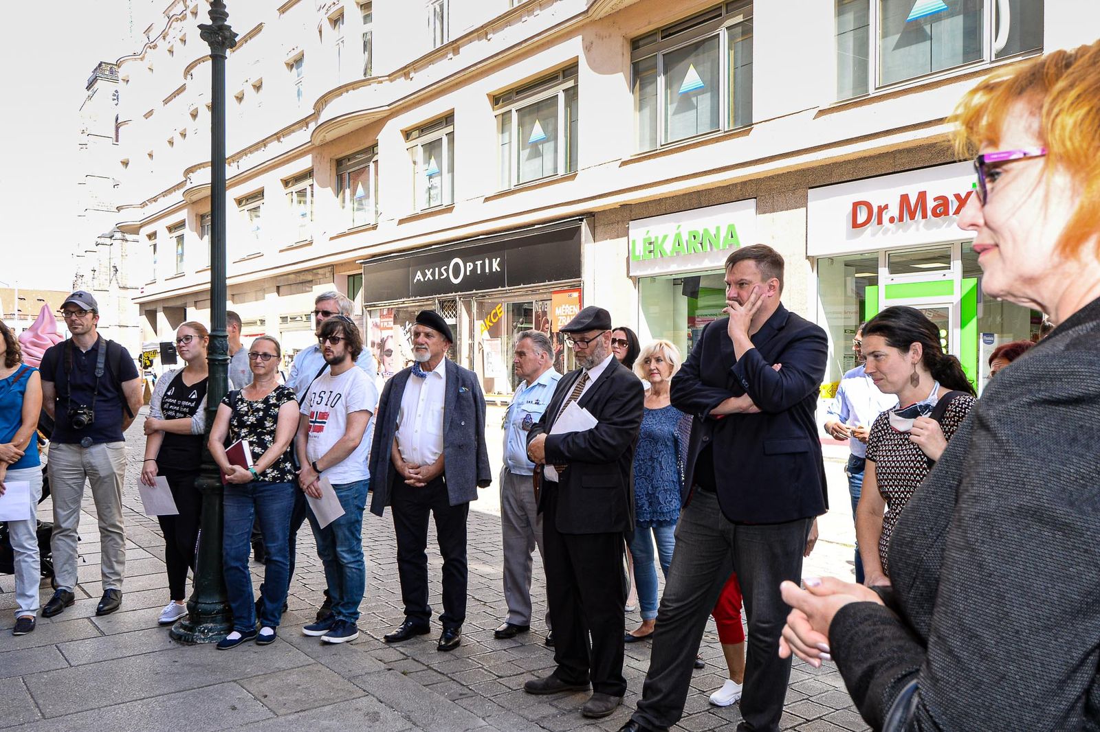 Plzeň pokládala kameny zmizelých - Stolpersteine  (foto: M. Pecuch, 4.9.2020)