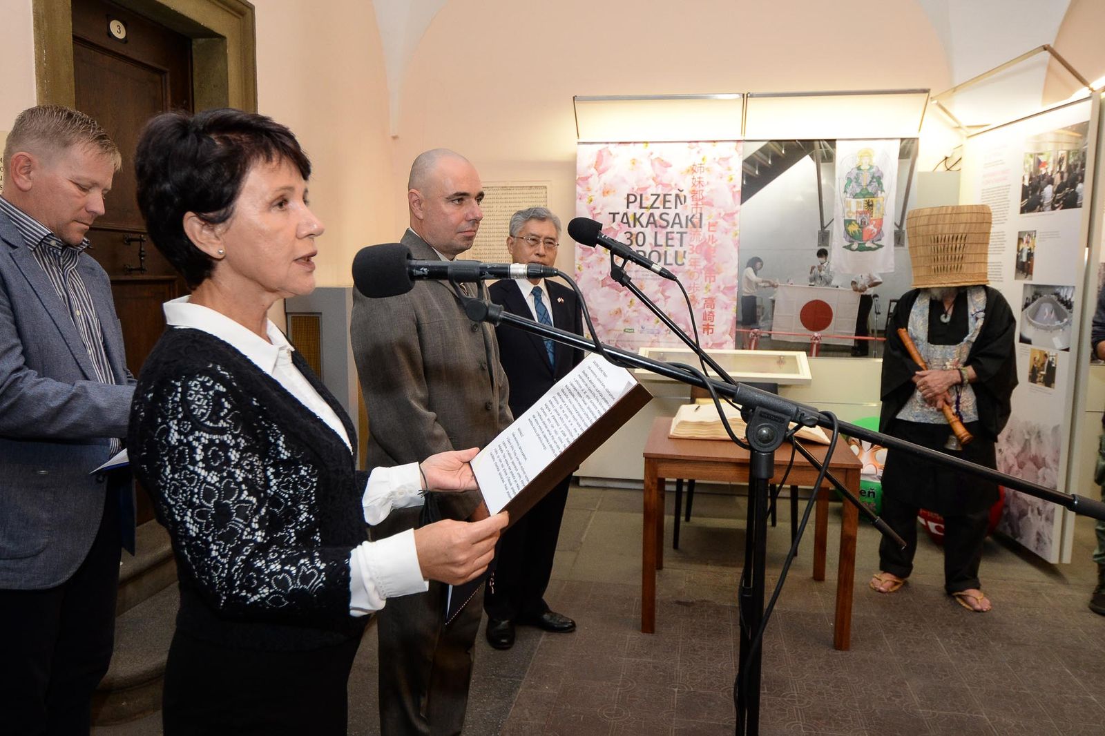 Plzeňská partnerství s Takasaki a Žilinou slaví výročí (foto: M. Pecuch, 17.9.2020)