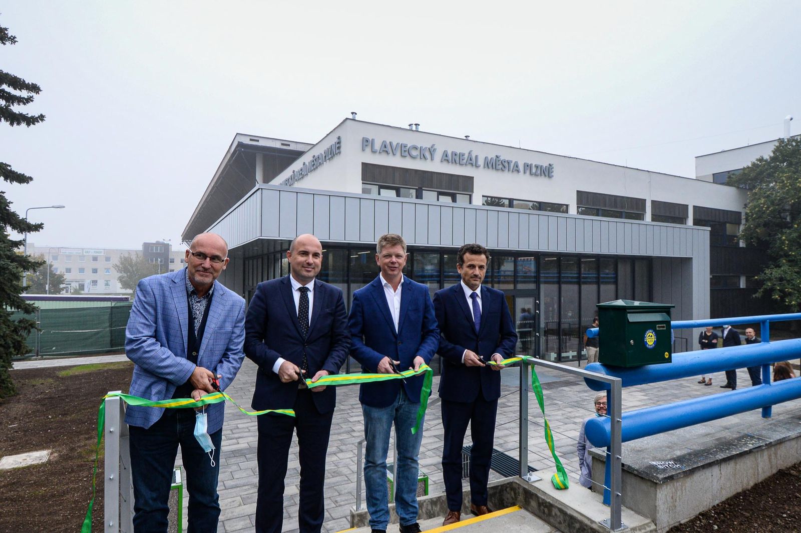 Návštěvníky bazénu na Slovanech čeká větší komfort (foto: M. Pecuch, 1.10.2020)