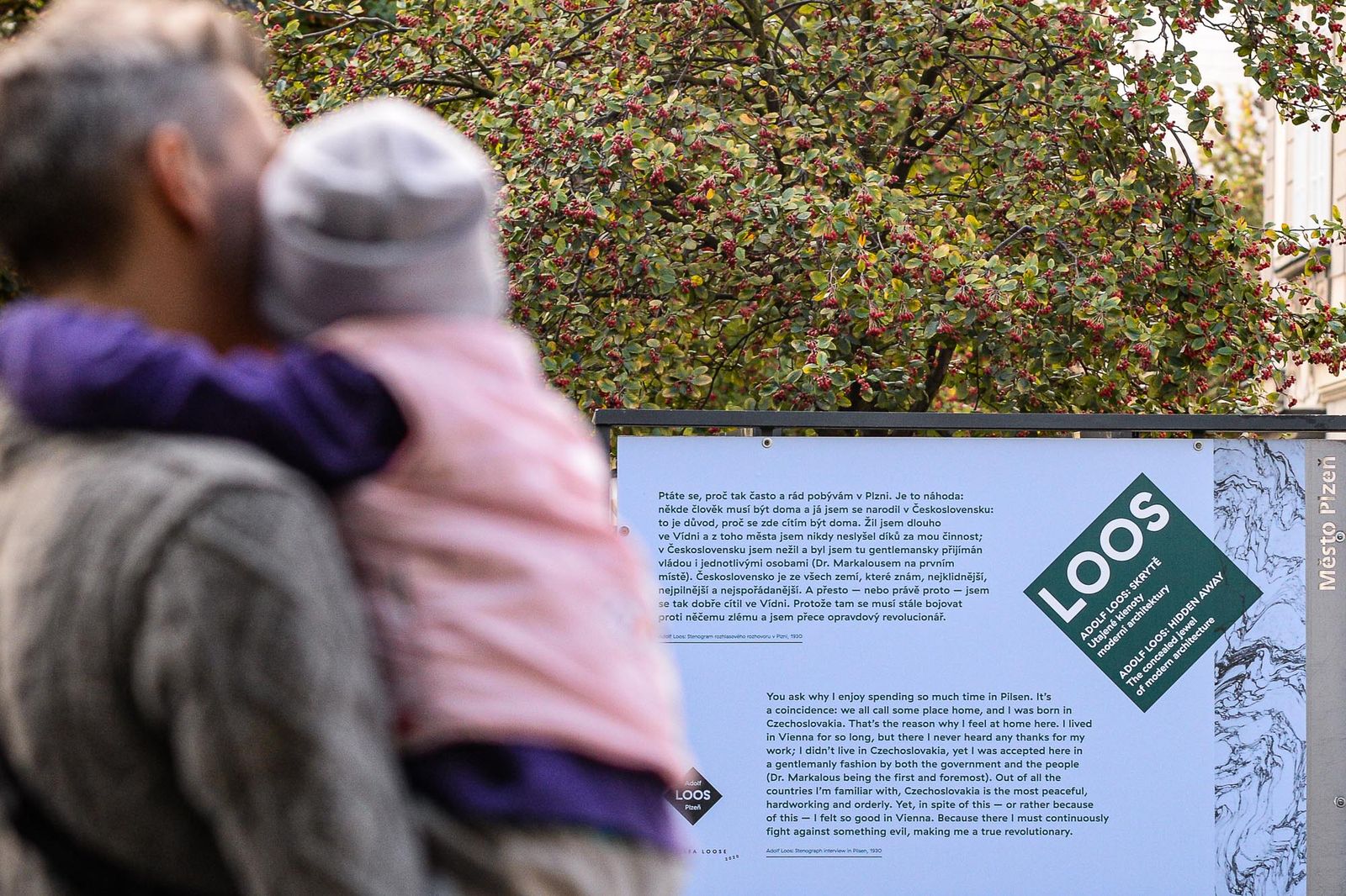 Adolf Loos: Skrytě. Utajené klenoty moderní architektury (foto: M. Pecuch, 5.10.2020)