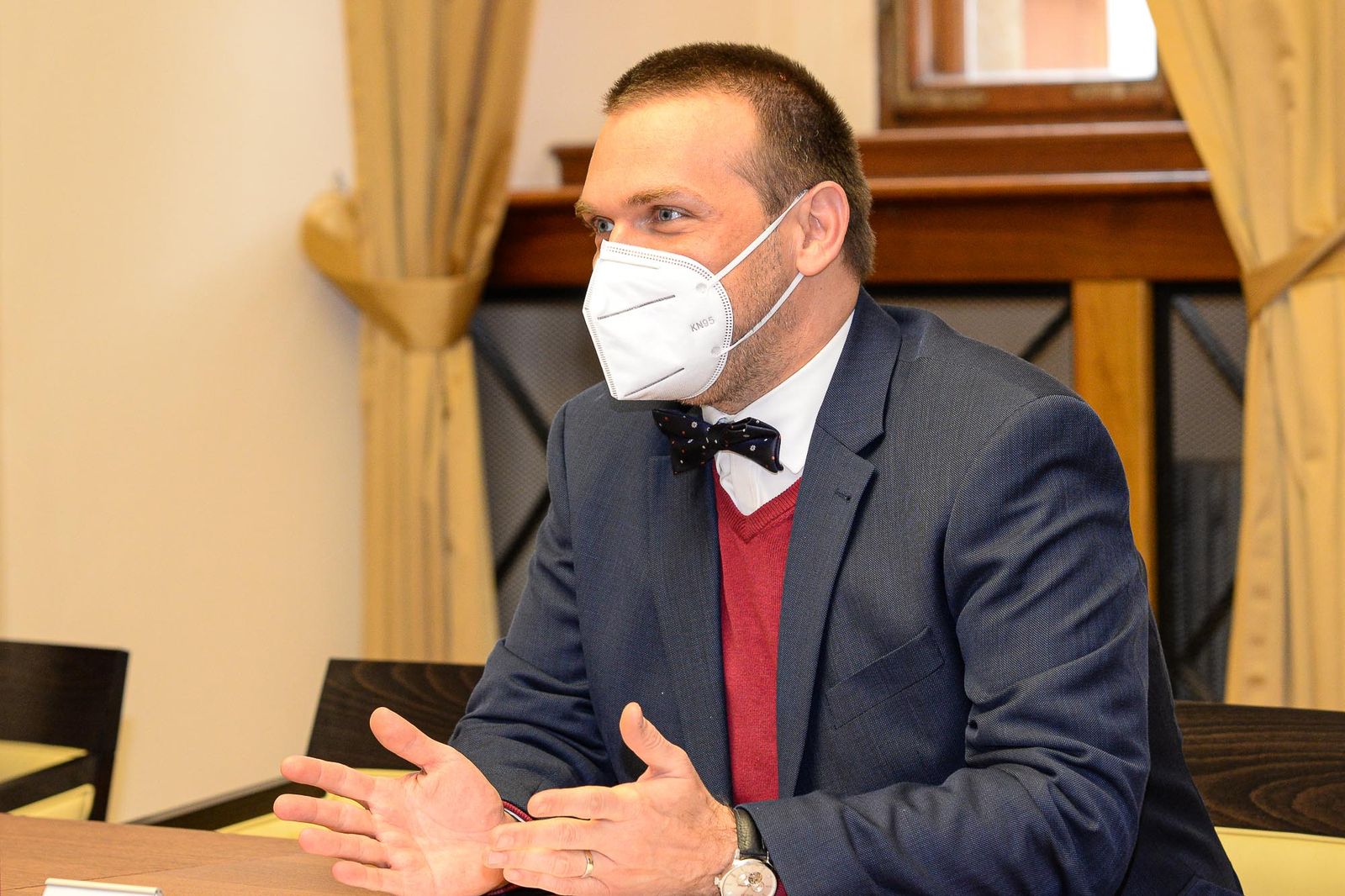 Přijetí nového šéfa Škoda Doosan Power (foto: M. Pecuch, 13.10.2020)