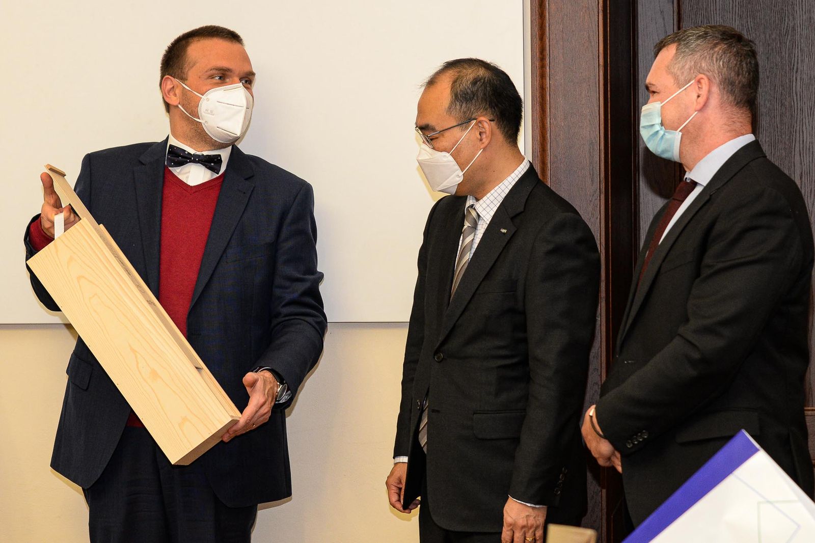 Přijetí nového šéfa Škoda Doosan Power (foto: M. Pecuch, 13.10.2020)