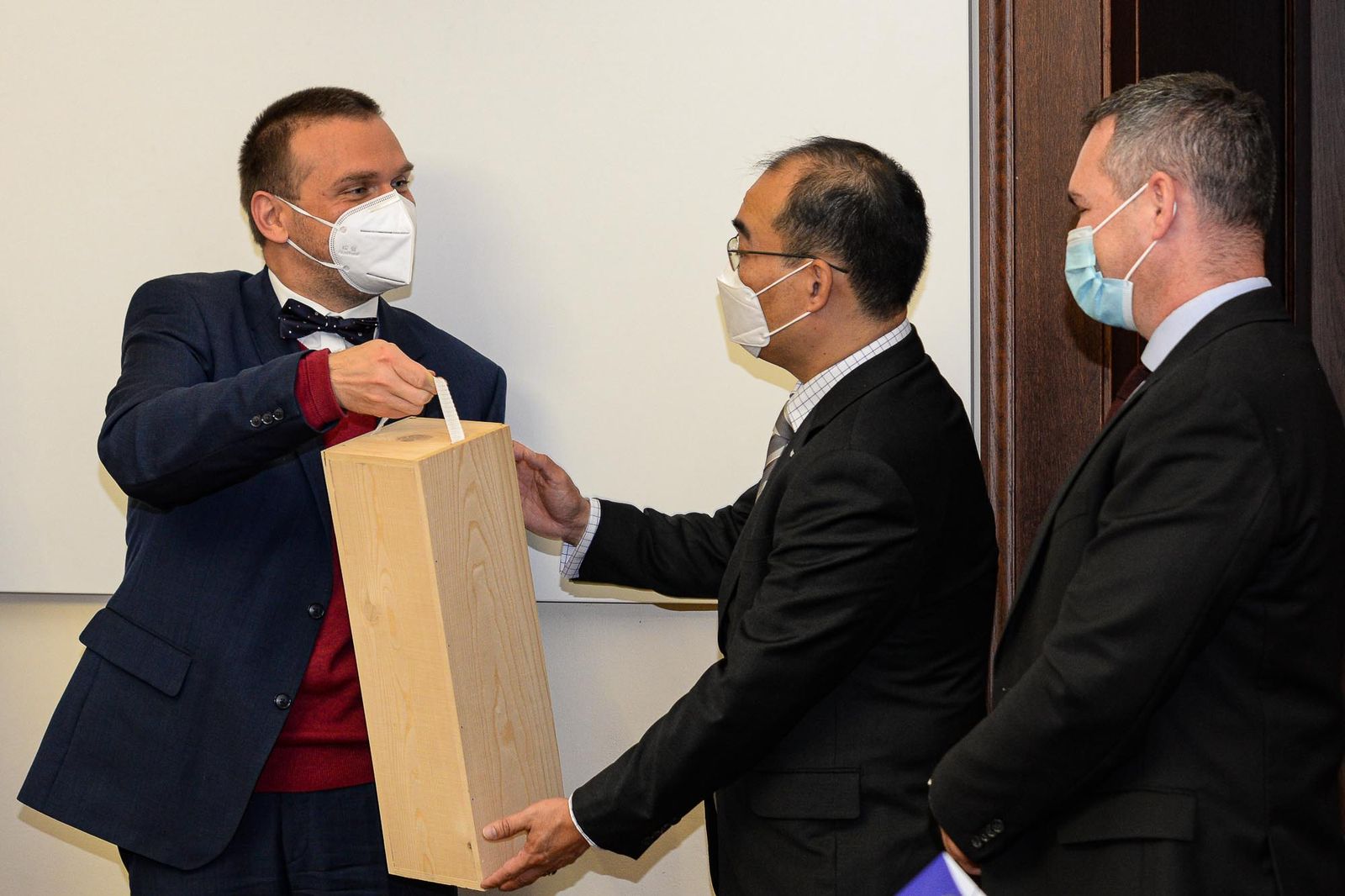 Přijetí nového šéfa Škoda Doosan Power (foto: M. Pecuch, 13.10.2020)