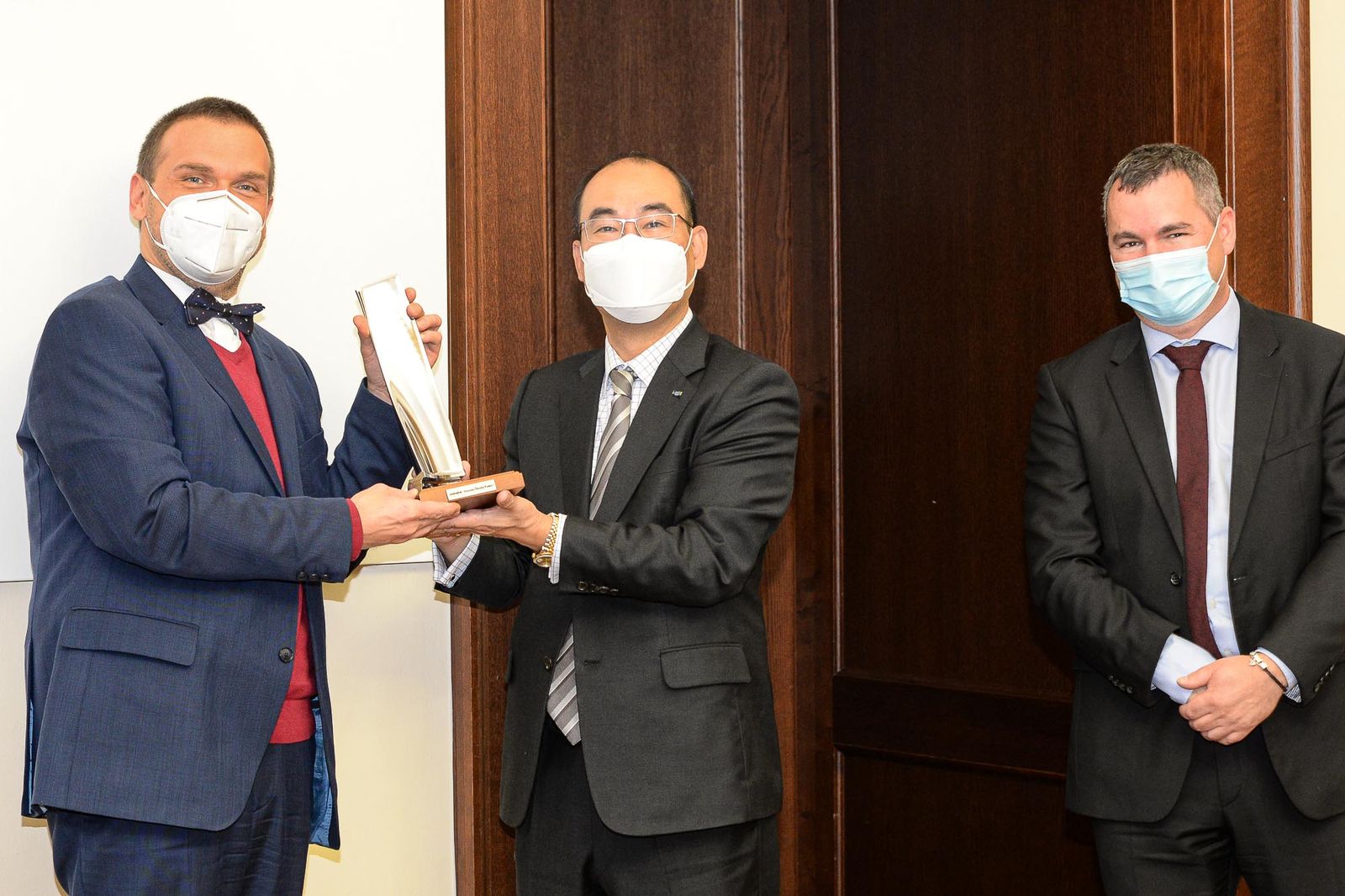 Přijetí nového šéfa Škoda Doosan Power (foto: M. Pecuch, 13.10.2020)