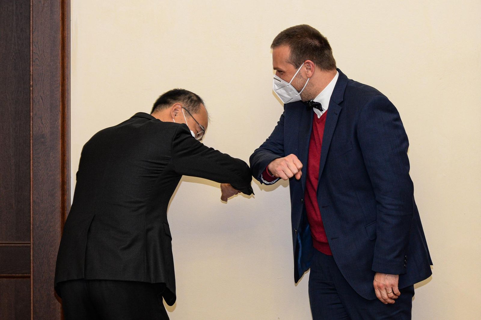 Přijetí nového šéfa Škoda Doosan Power (foto: M. Pecuch, 13.10.2020)